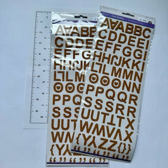 Scrapbooking Embellishments Cork Canvas Burlap New Lot Of 32 Packs - Picture 16 of 16